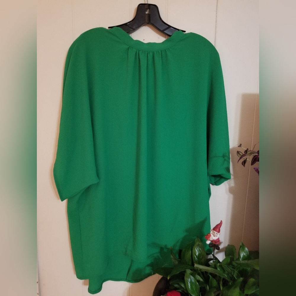 Green Loose Fit Blouse XL
